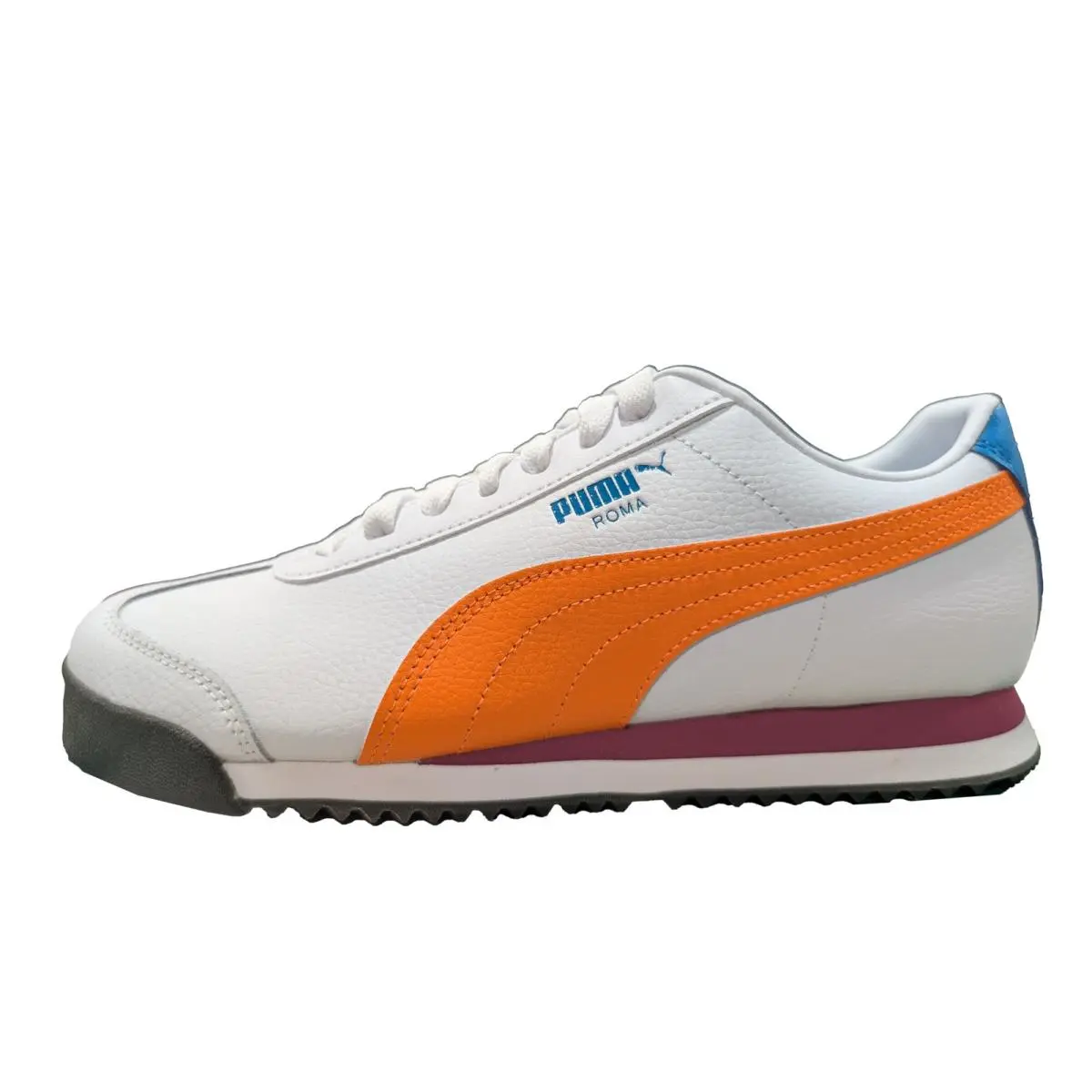 Men`s Puma Roma Standard Puma White-orange Glo 396868 18