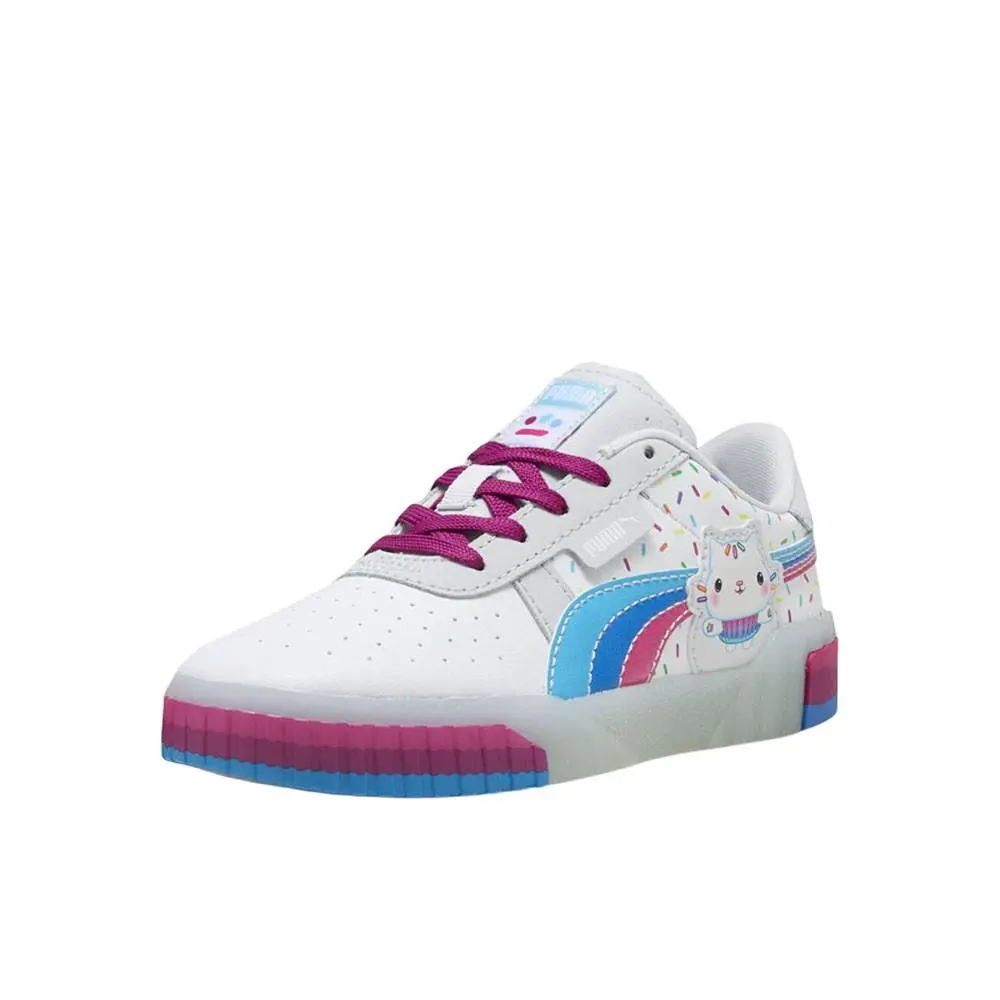 Puma shoes - PUMA  X Gabbys Dollhouse Cali Cakey Cat Lace Up  Youth - 39975001 - White 6