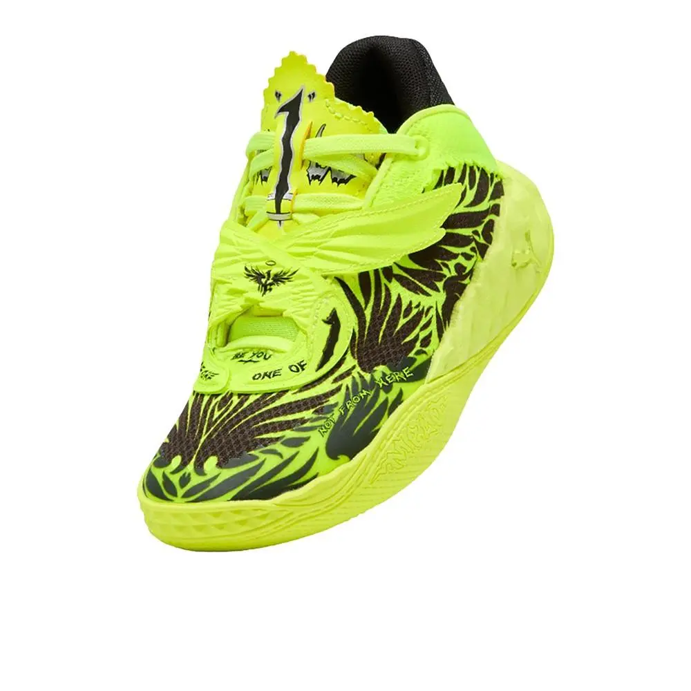Puma shoes - PUMA  X Lamelo Ball Mb.05 Voltage Lace Up  Youth - 31252701 - Yellow 4