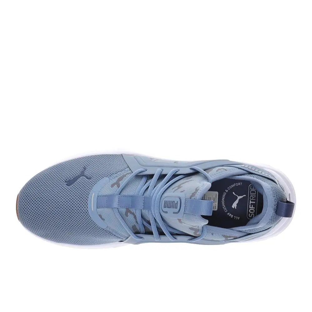 Puma shoes - PUMA Softride Enzo 5 Camo Wide Lace Up - 31302601 - Blue 2