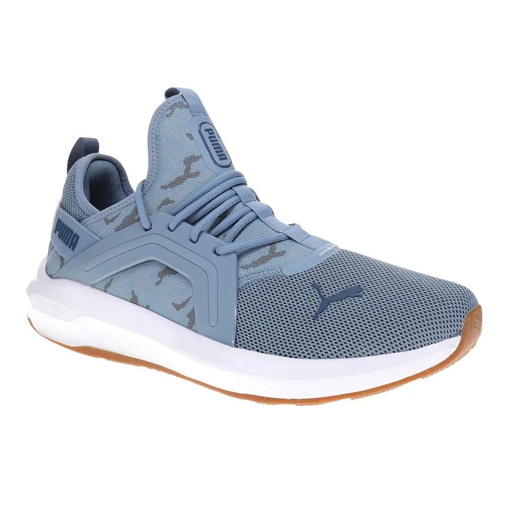 Puma shoes - PUMA Softride Enzo 5 Camo Wide Lace Up - 31302601 - Blue 8