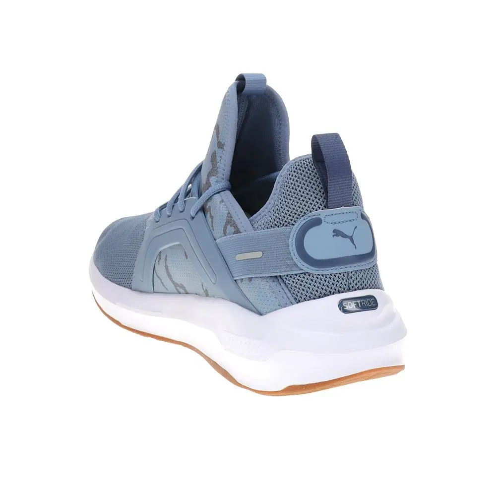 Puma shoes - PUMA Softride Enzo 5 Camo Wide Lace Up - 31302601 - Blue 12