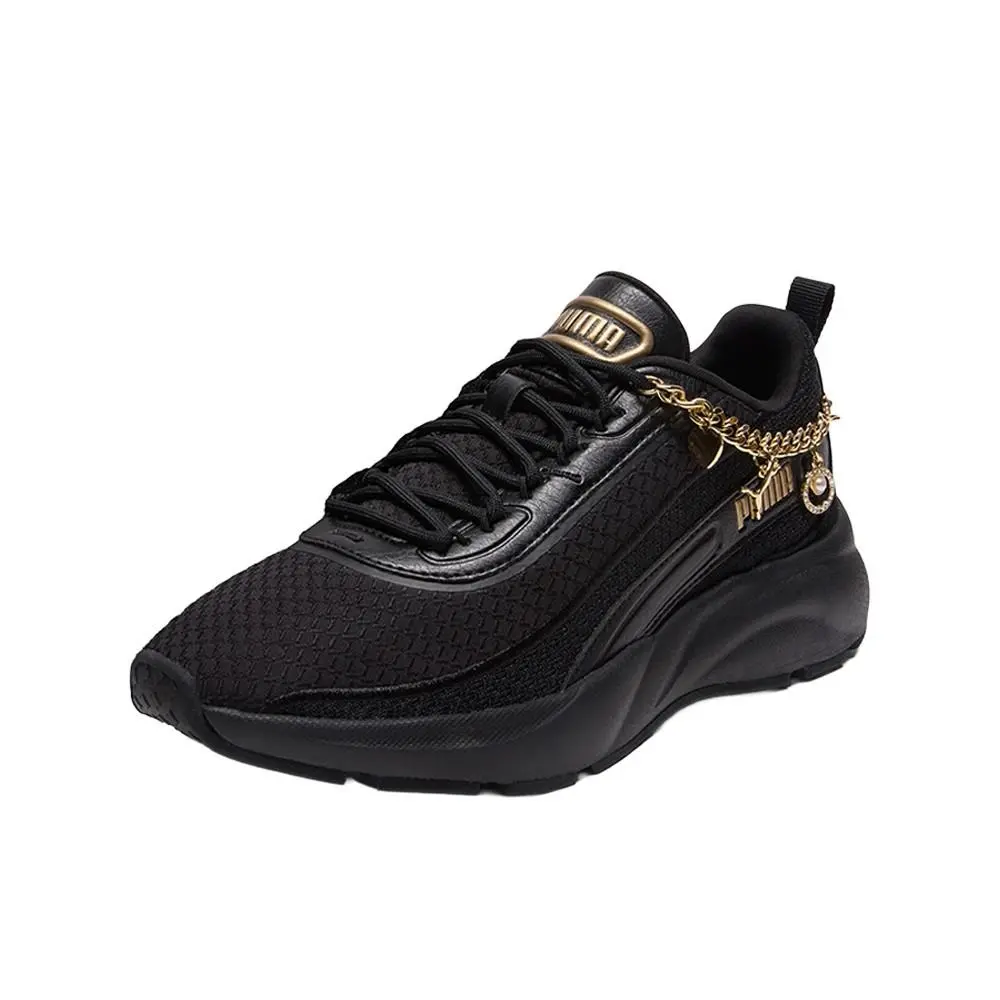 Puma shoes - PUMA Softride Cyra Bling Ring Lace Up - 40500101 - Black 0