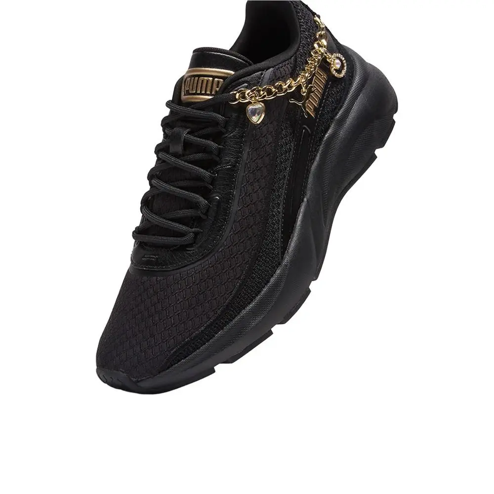 Puma shoes - PUMA Softride Cyra Bling Ring Lace Up - 40500101 - Black 4