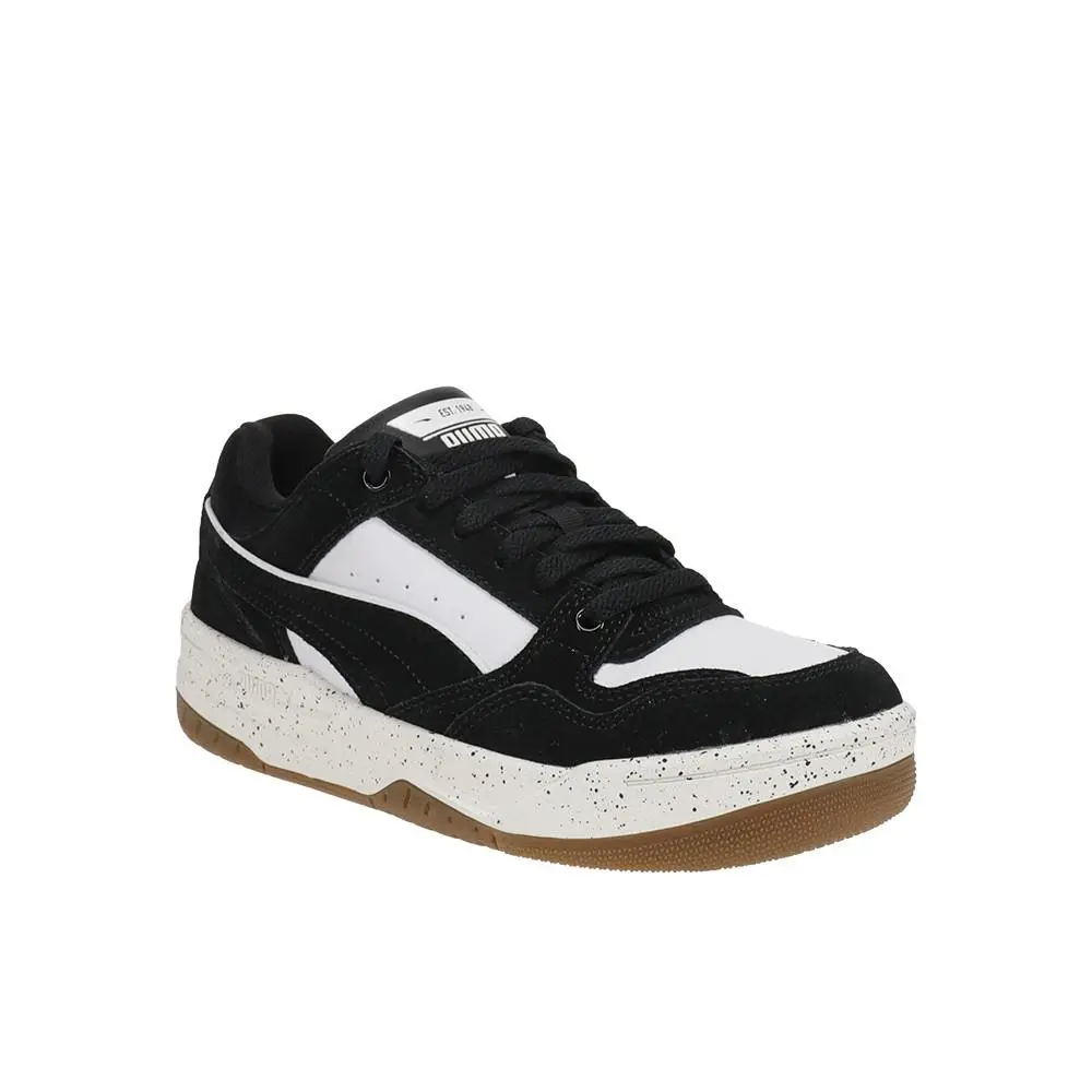Puma shoes - PUMA Rebound Retro Suede Speckle Lace Up  Youth - 40529401 - Black 0