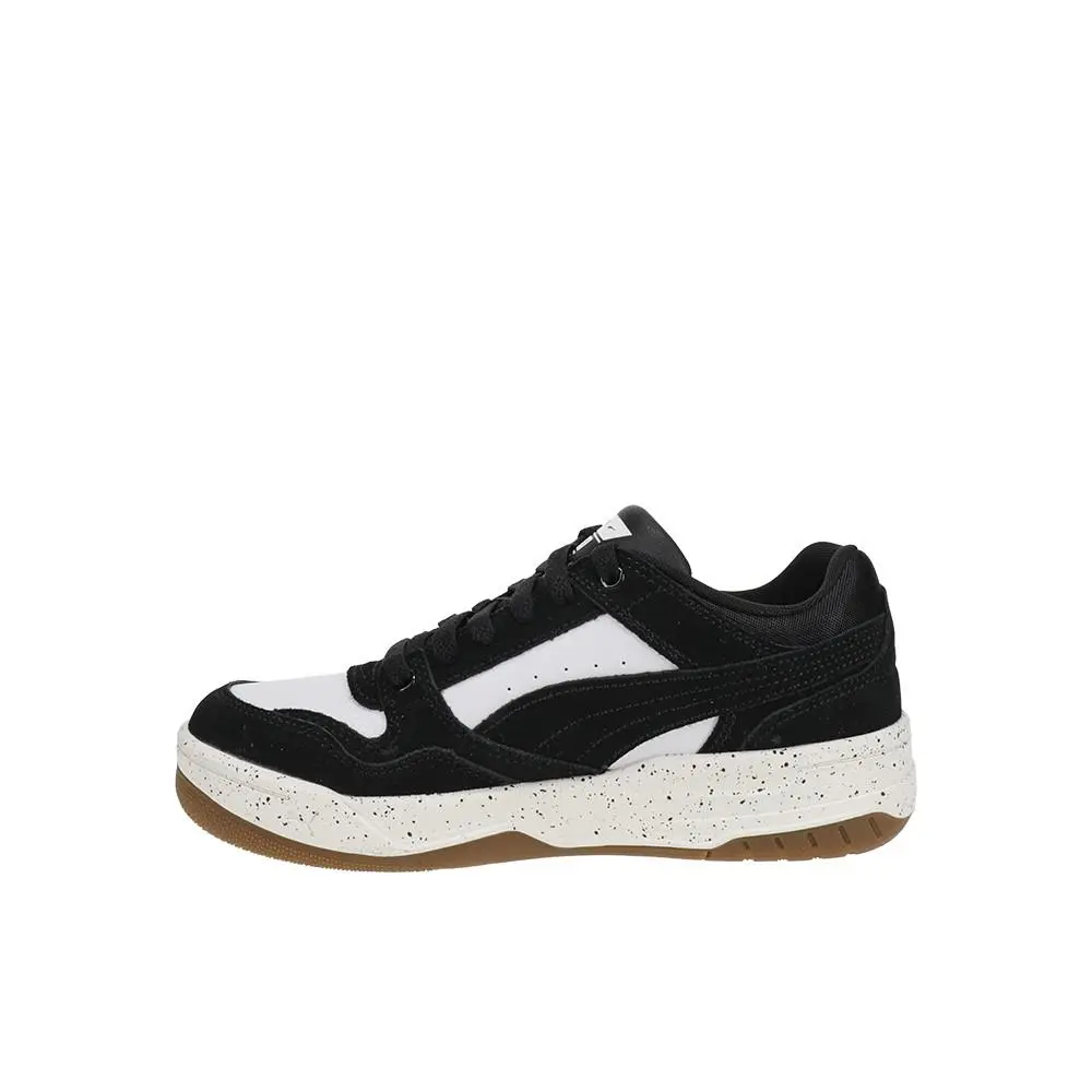 Puma shoes - PUMA Rebound Retro Suede Speckle Lace Up  Youth - 40529401 - Black 1