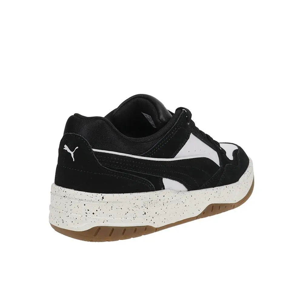 Puma shoes - PUMA Rebound Retro Suede Speckle Lace Up  Youth - 40529401 - Black 12