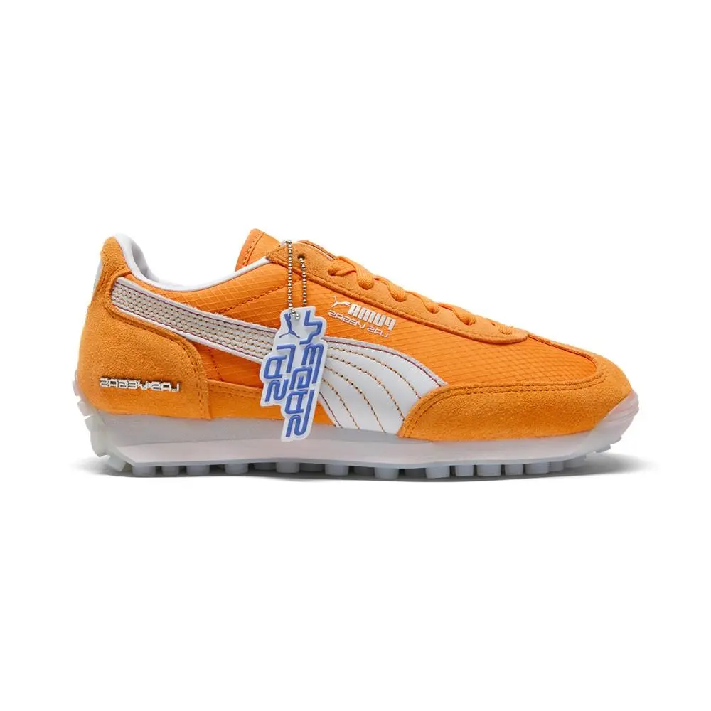 Puma Easy Rider Club Flagship Lace Up Womens Orange Sneakers Casual Shoes 40454 - Orange
