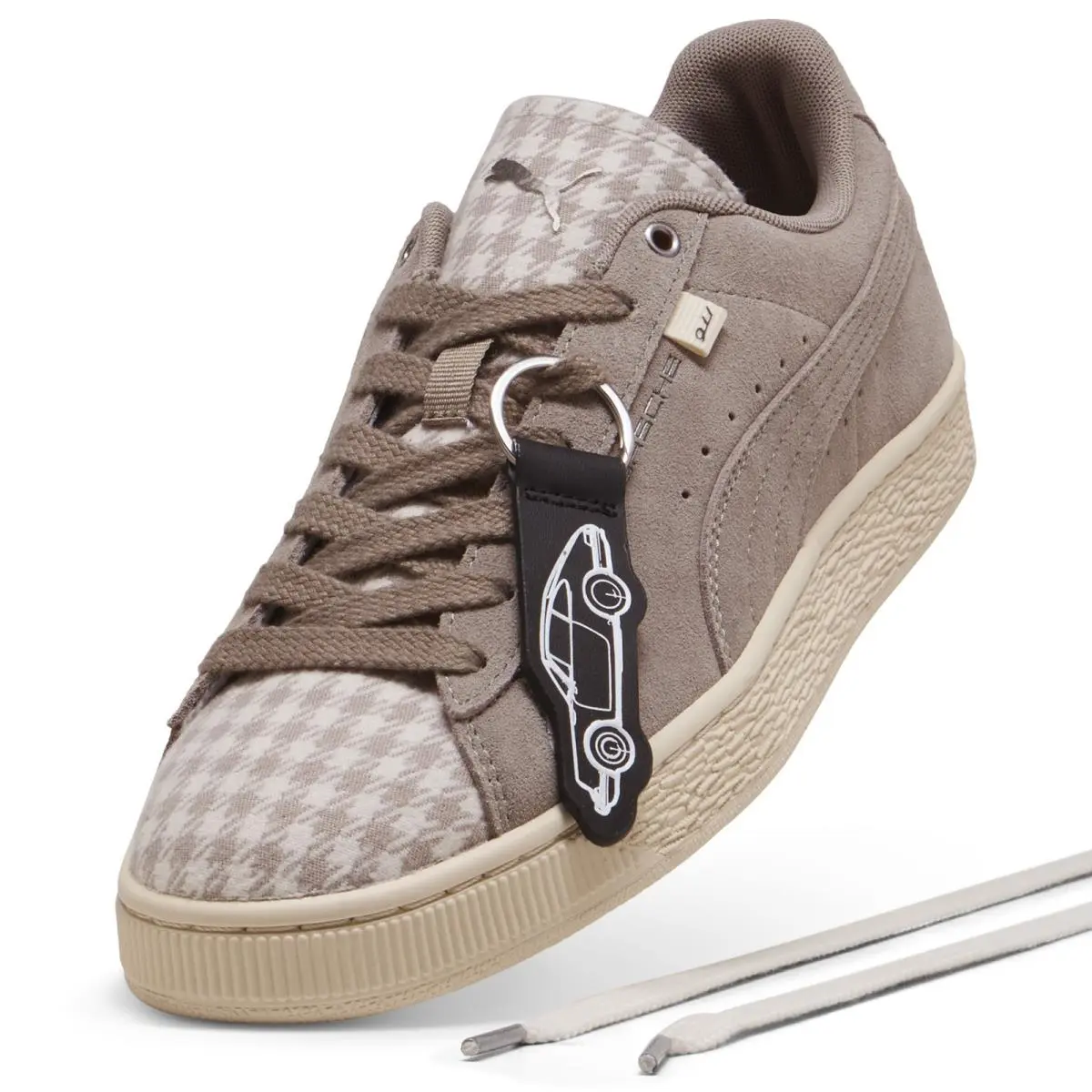 Puma shoes - Puma Porsche Legacy Suede Classic Pepita - 30938802 - Gray 8