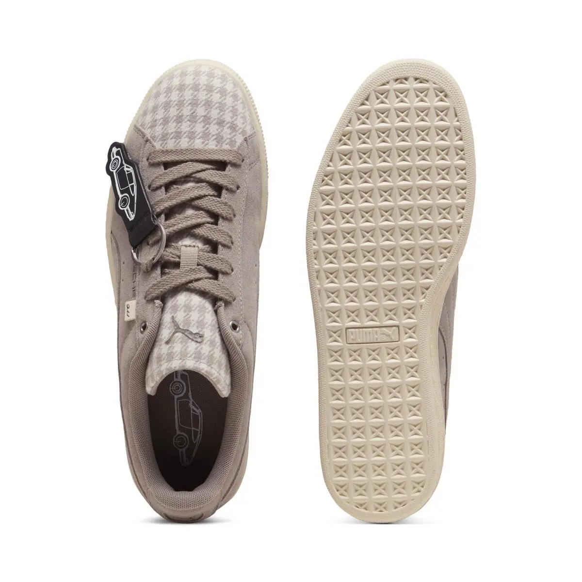 Puma shoes - Puma Porsche Legacy Suede Classic Pepita - 30938802 - Gray 10