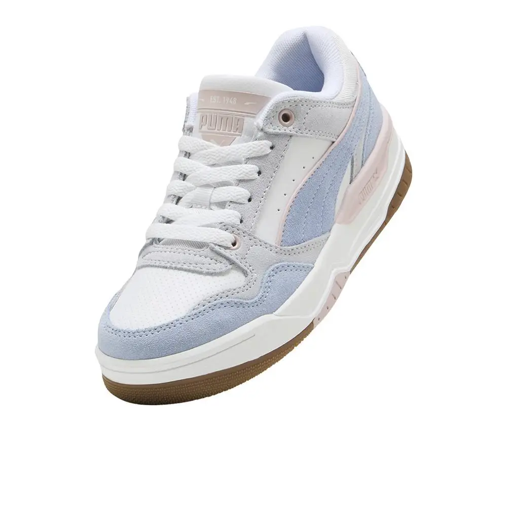 Puma shoes - PUMA Rebound Retro Suede Lace Up  Youth - 40327303 - White 4