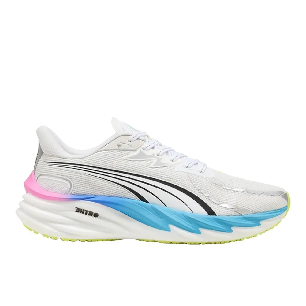 Puma Velocity Nitro 4 Running Mens White Sneakers Athletic Shoes 31114026