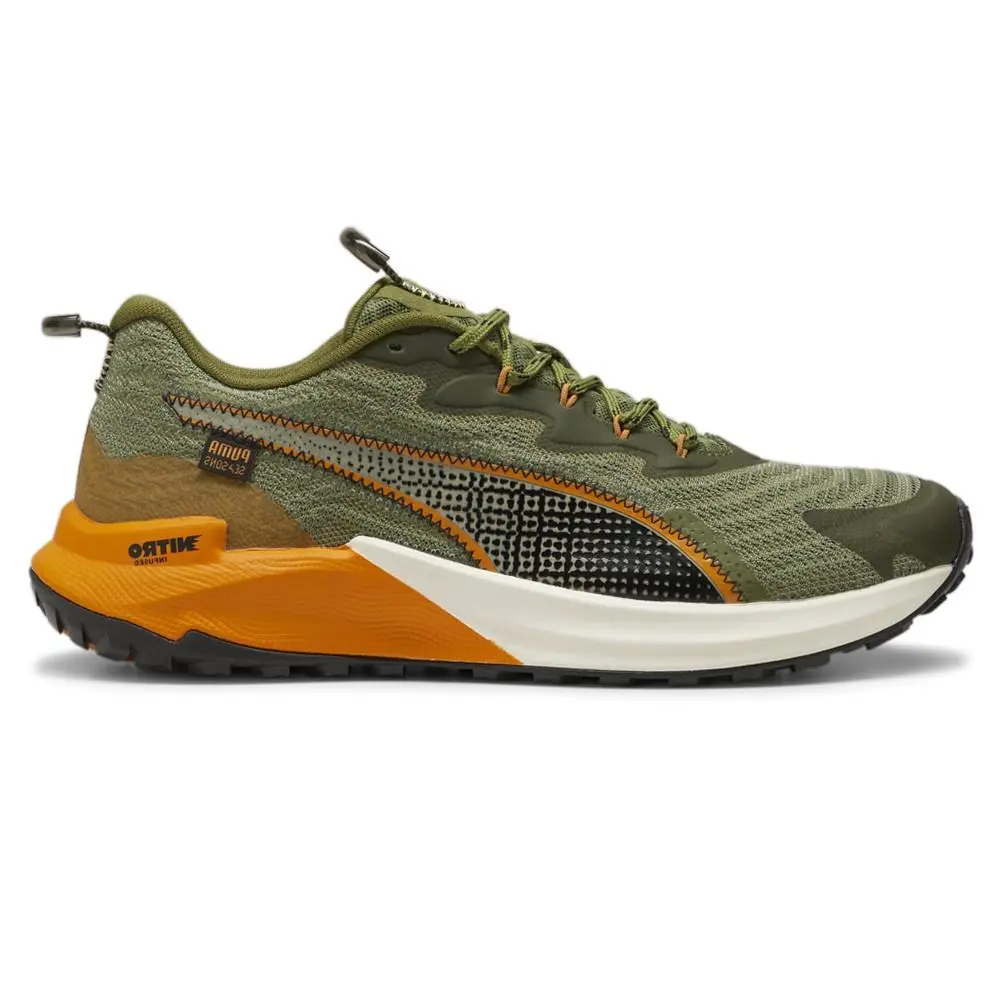 Puma Fast Trac Nitro 2 Trail Running Mens Green Sneakers Athletic Shoes 3076841