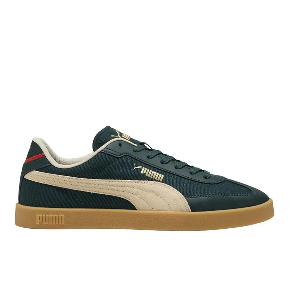 Club Ii Era Retro Run Lace Up Mens Green Sneakers Casual Shoes 40262101 by Puma