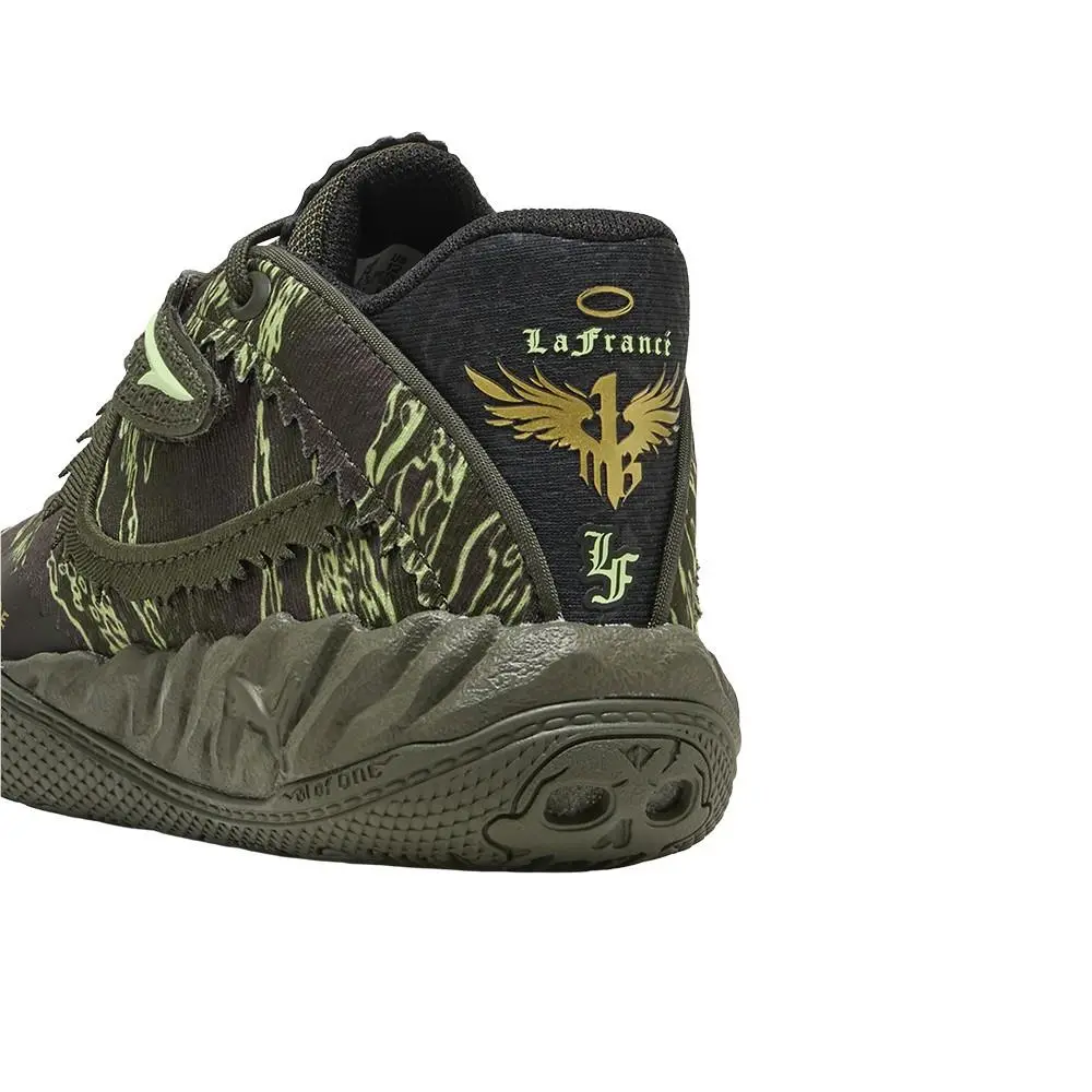 Puma shoes - PUMA Mb.05 Camo Lace Up Basketball  Youth - 31346601 - Green 13