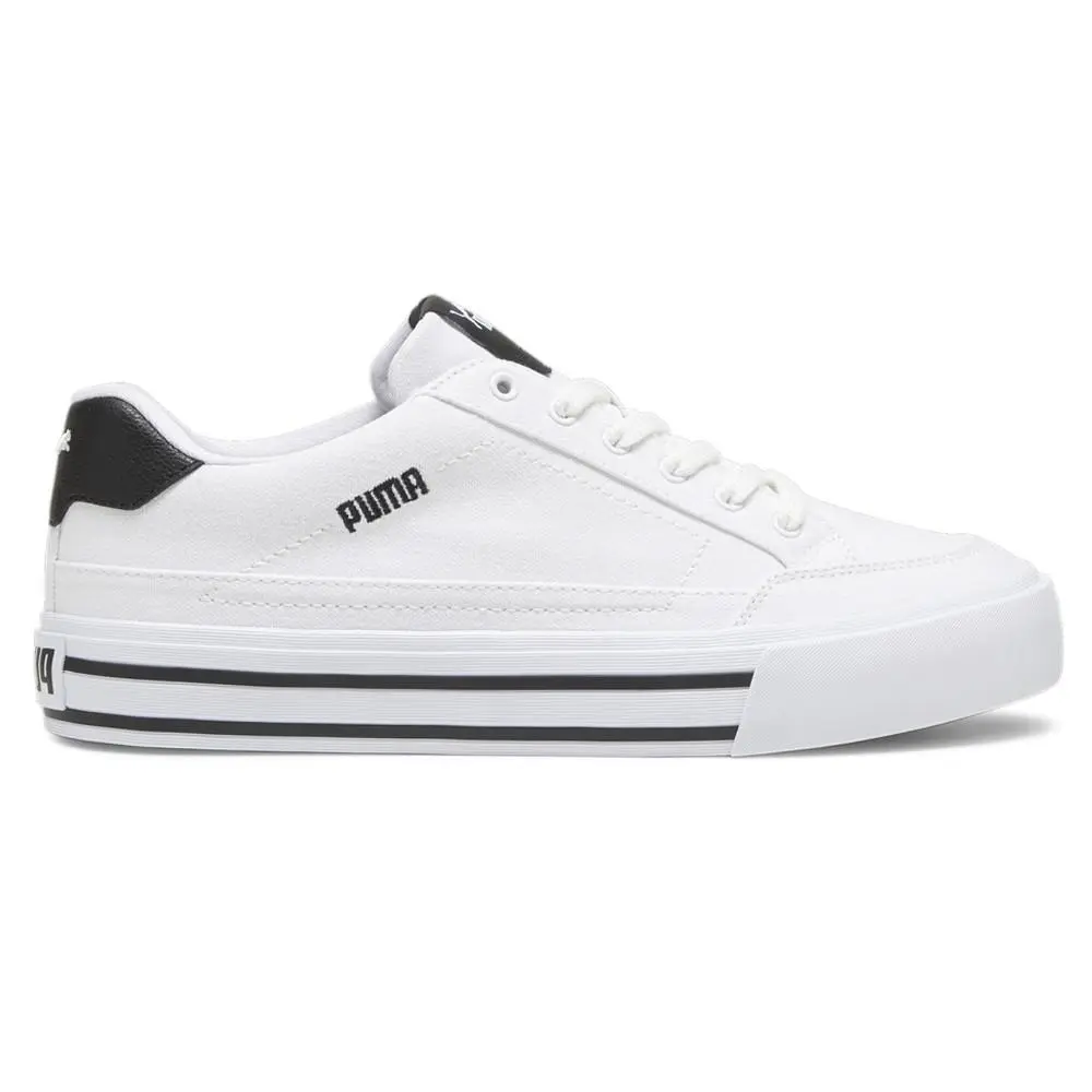 Puma shoes - PUMA Court Classic Vulc Lace Up - 39502002 - White 5