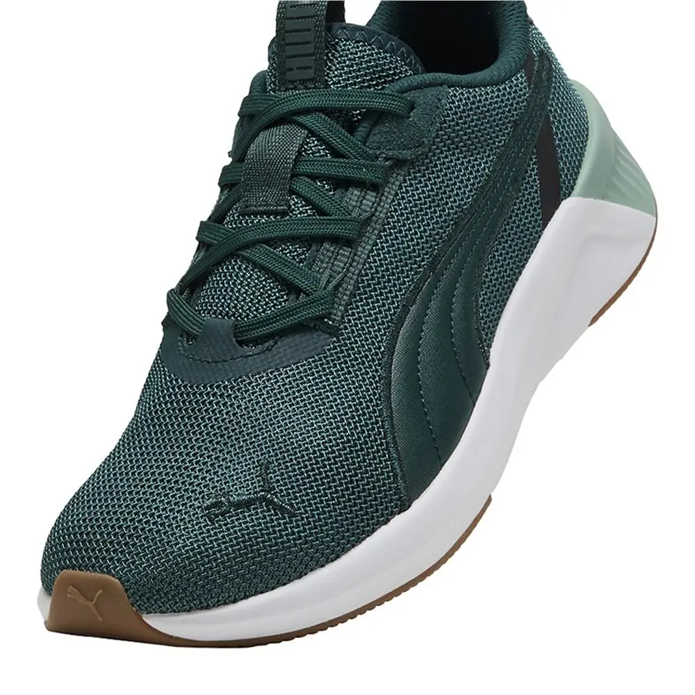 Puma shoes - PUMA Softride Harli Metallic Lace Up - 31195502 - Green 12