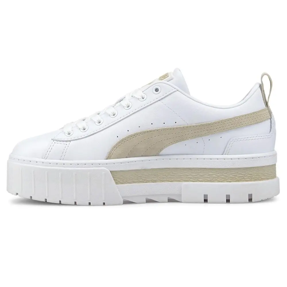 Puma shoes - PUMA Mayze Lace Up Platform - 38198302 - White 1