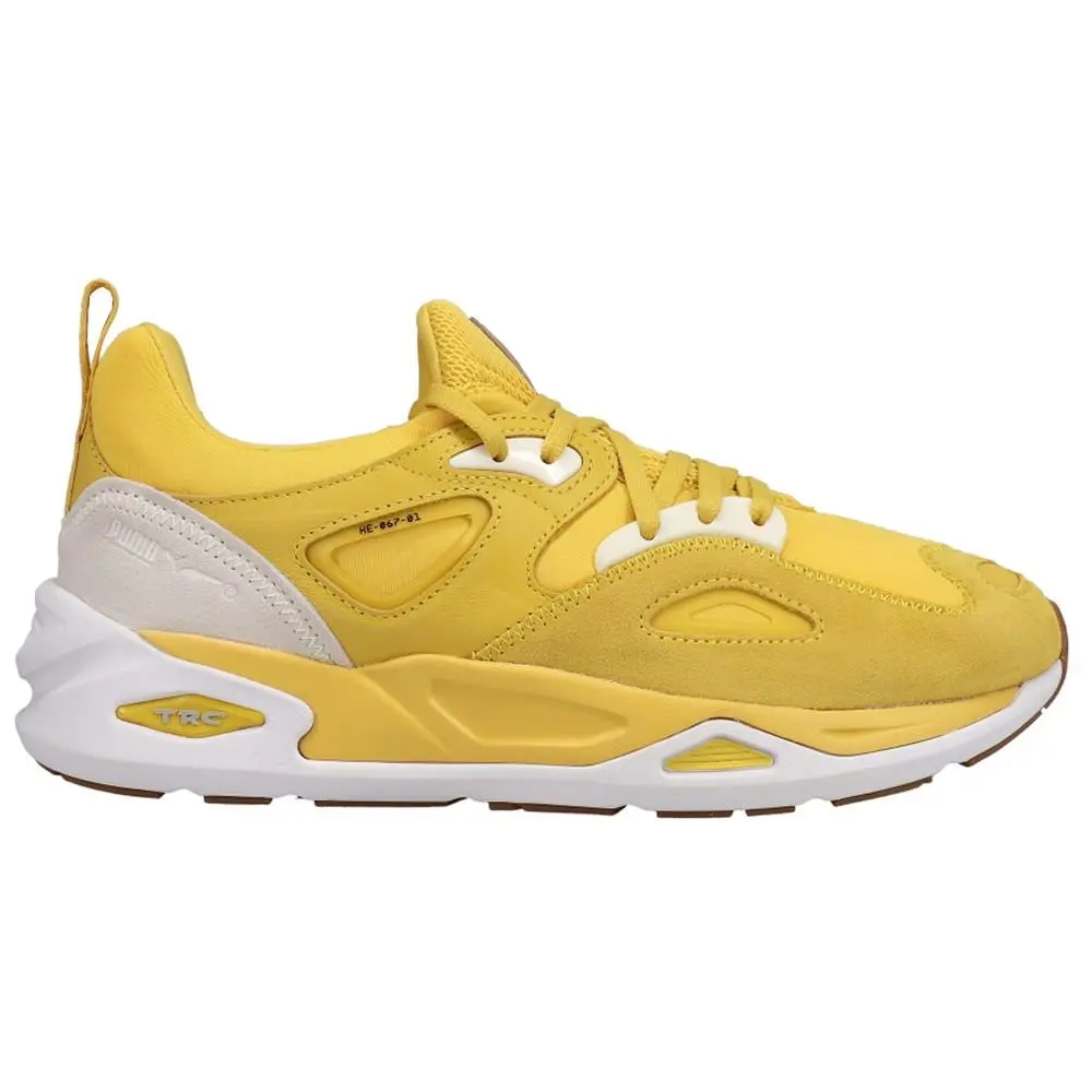 Puma Down South Trc Blaze Lace Up Mens Yellow Sneakers Casual Shoes 385562-01