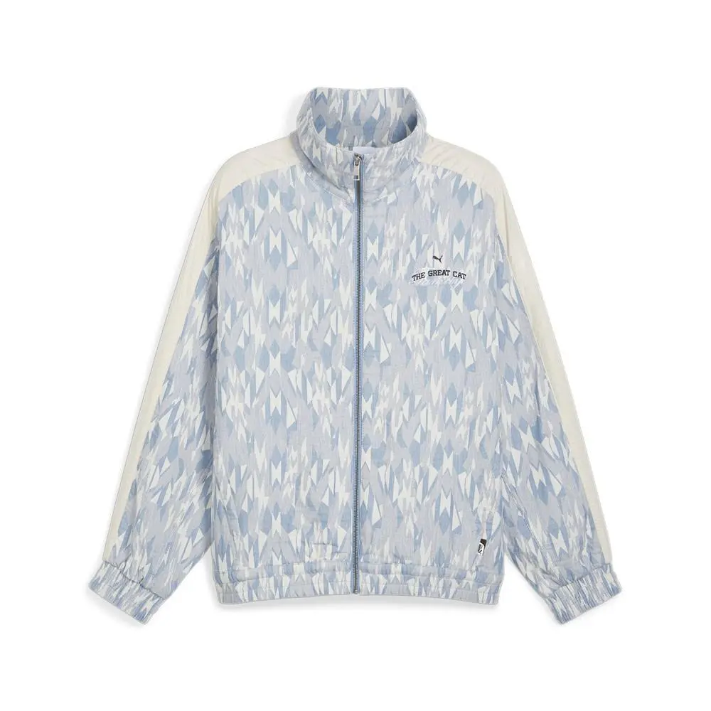Puma clothing - PUMA Basketball Nostalgia T7 Full Zip Track Jacket - 62594720 - Blue 4
