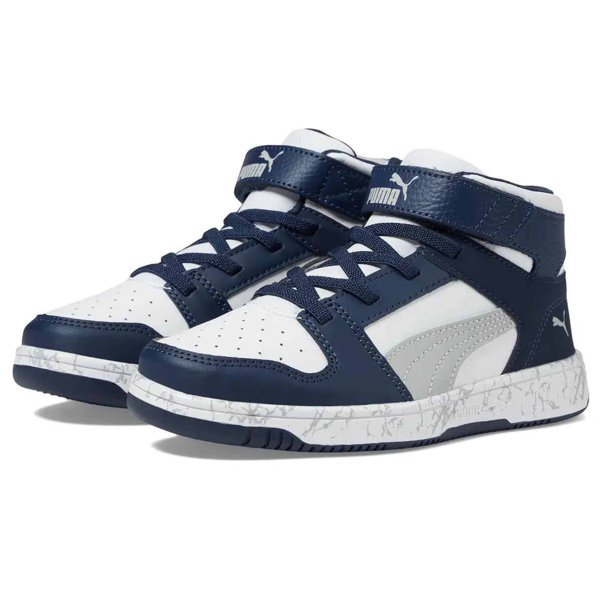 Children Unisex Sneakers Athletic Shoes  Kids Rebound Layup Marble by Puma