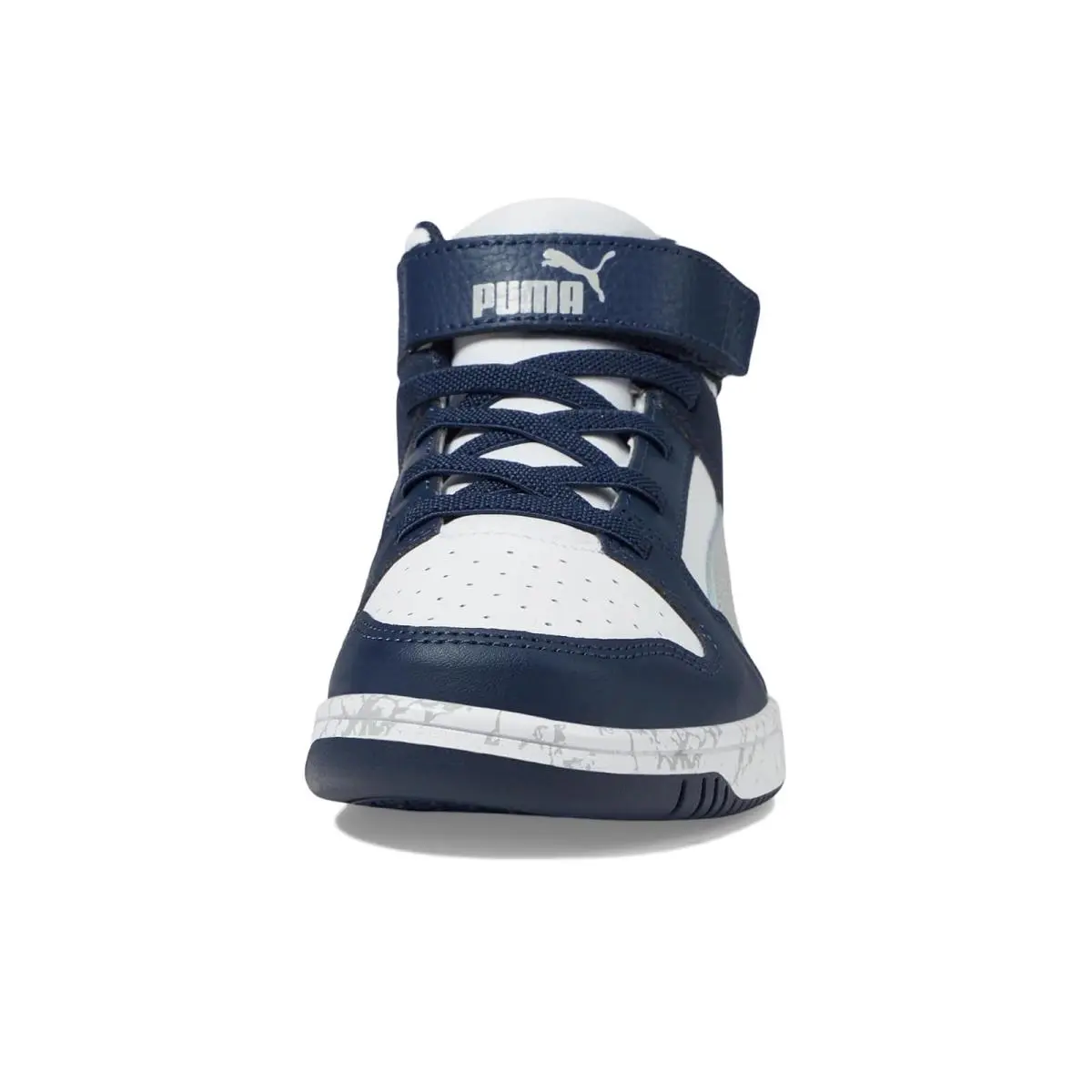 Puma shoes - PUMA White-Flat Light Gray-Club Navy 10