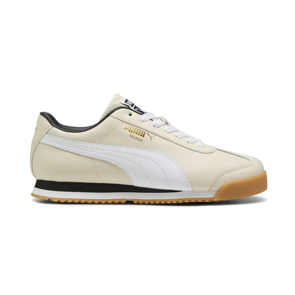 Puma Roma 24 Standard Lace Up Mens Off White Sneakers Casual Shoes 39686810