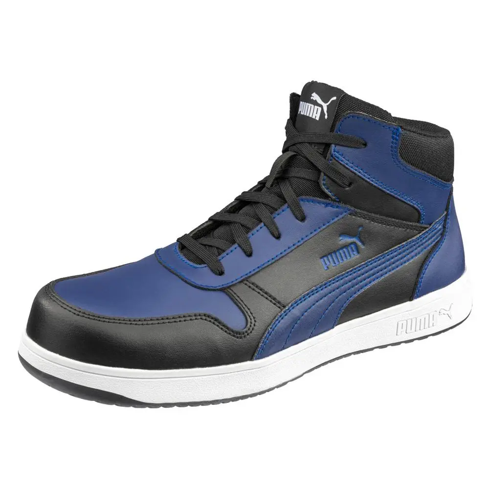 Puma shoes - PUMA Safety Frontcourt Mid Electrostatic Dissipative Composite To - 630075 - Blue 0