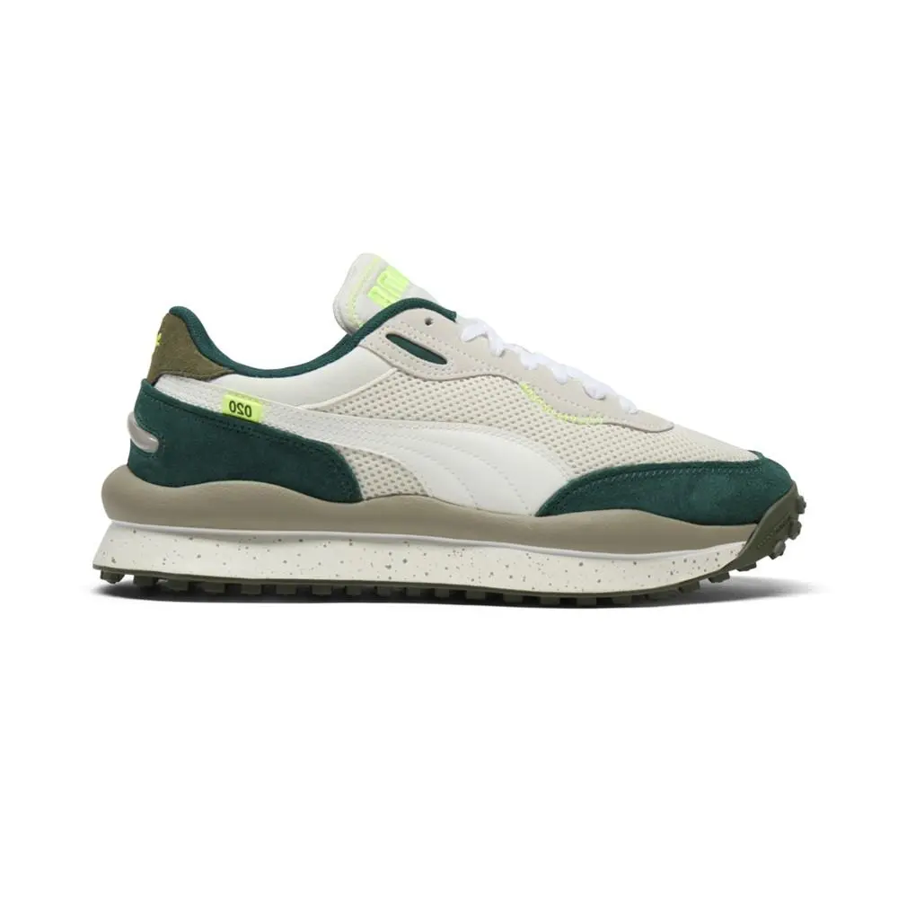 Puma shoes - PUMA Style Rider Mix Lace Up - 40352801 - White 5