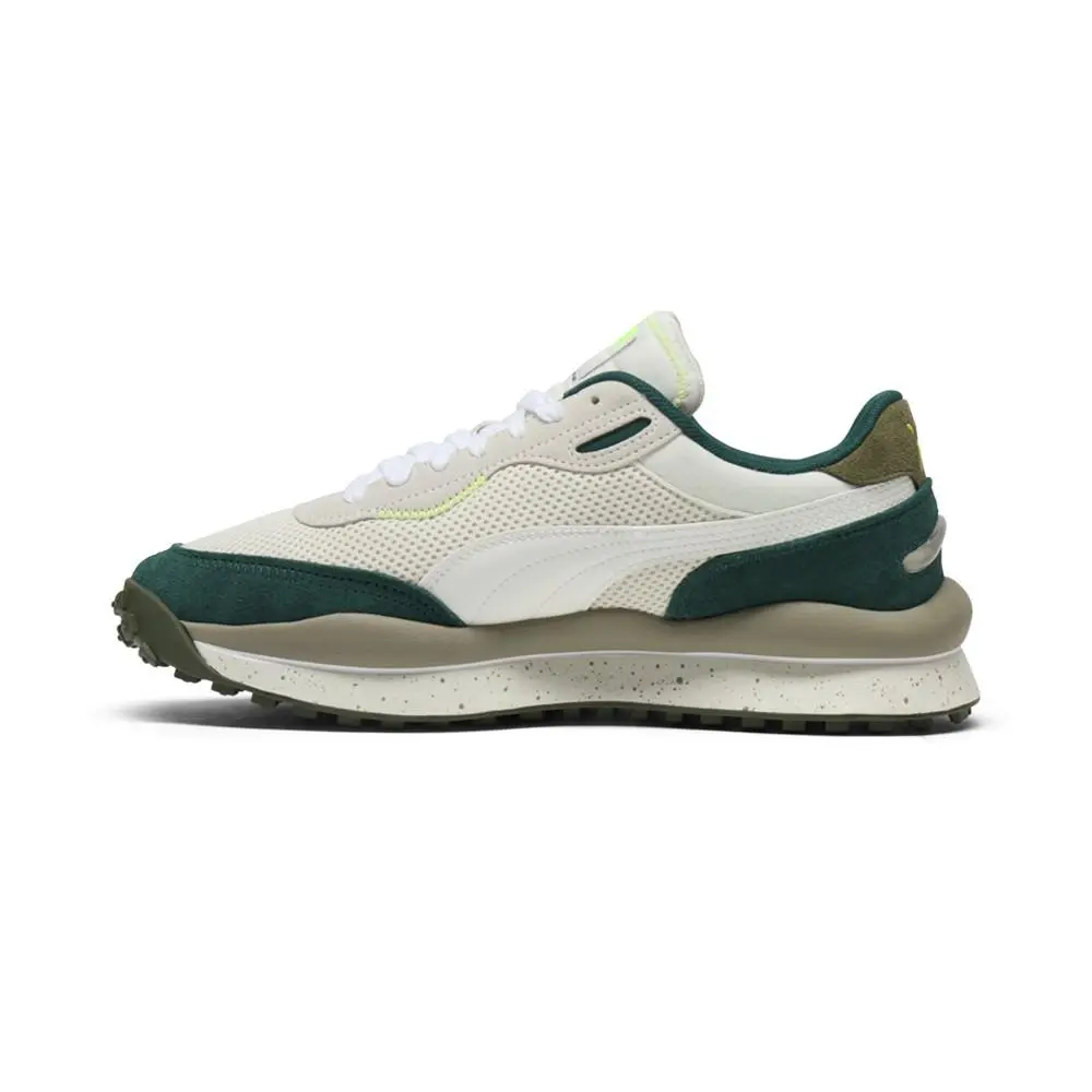 Puma shoes - PUMA Style Rider Mix Lace Up - 40352801 - White 7