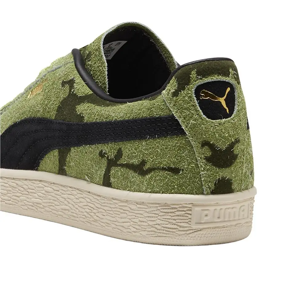 Puma shoes - PUMA Suede Flock Lace Up - 40691903 - Green 13