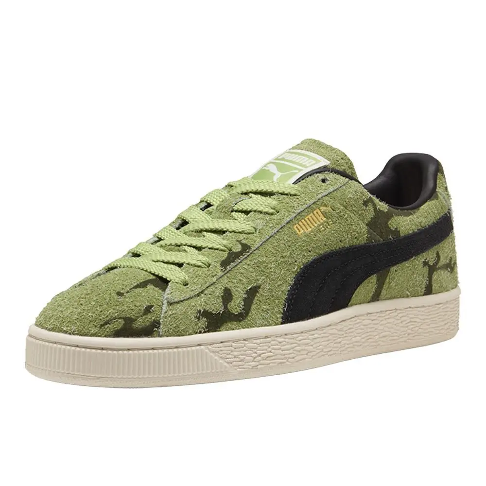 Puma shoes - PUMA Suede Flock Lace Up - 40691903 - Green 8