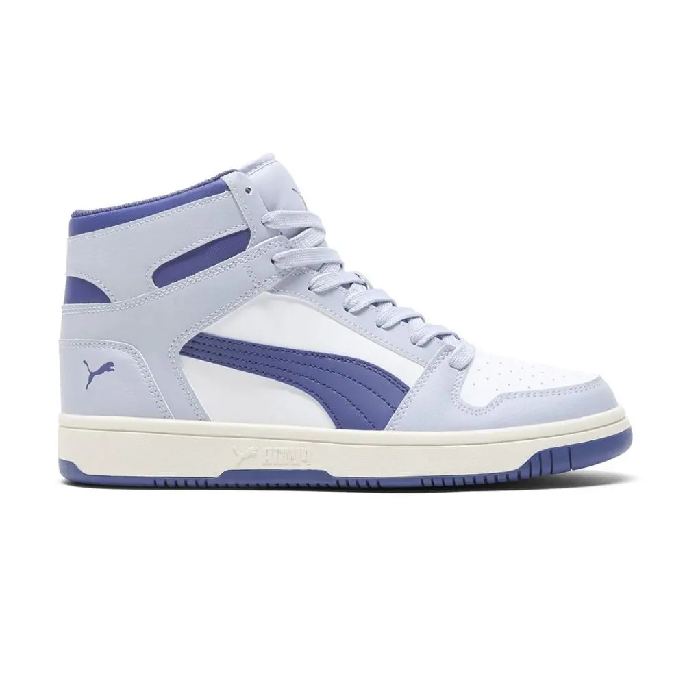 Puma Rebound Layup Sl High Top Womens Blue Sneakers Casual Shoes 39489164 - Blue