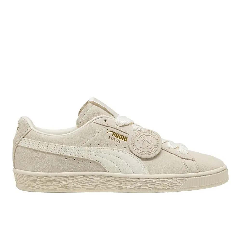 Puma Suede Charles F. Stead Lace Up Mens Off White Sneakers Casual Shoes 405341