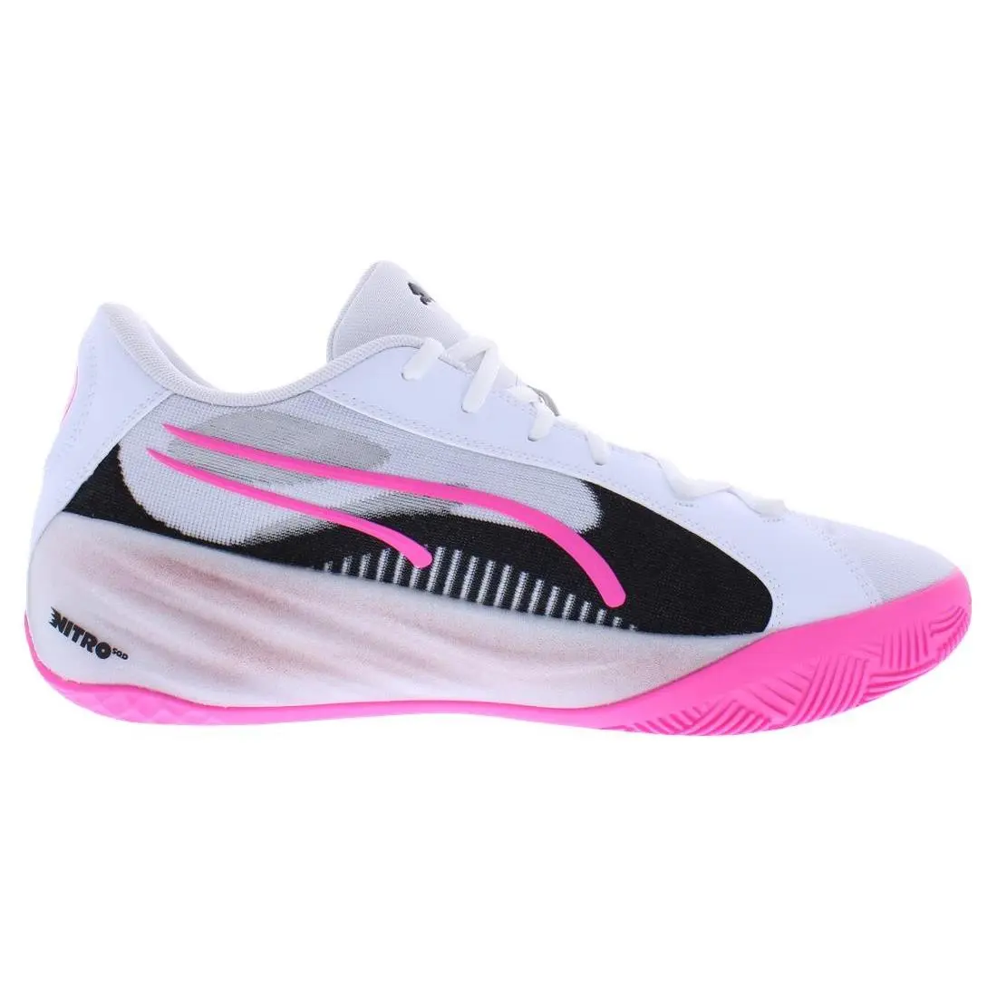 Puma shoes - Poison Pink/Puma White, Main: White 1