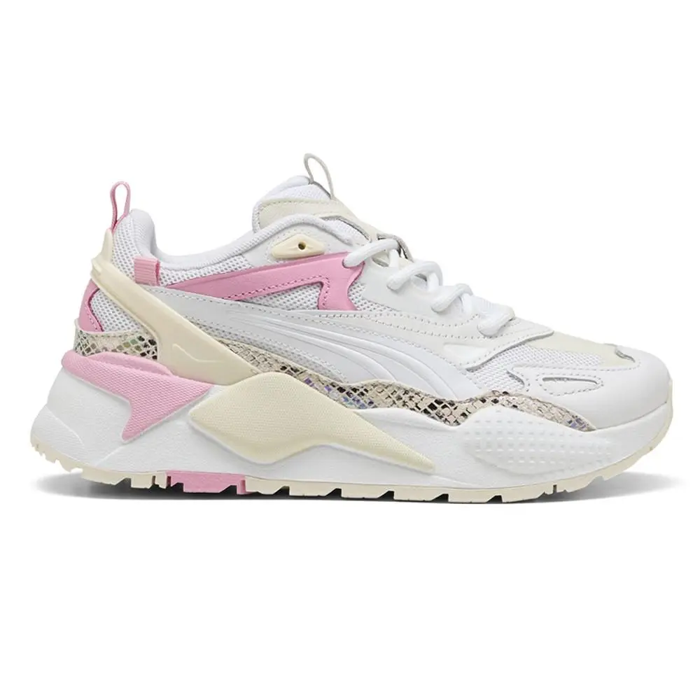 Puma Rsx Efekt Anidescent Lace Up Womens White Sneakers Casual Shoes 39915801