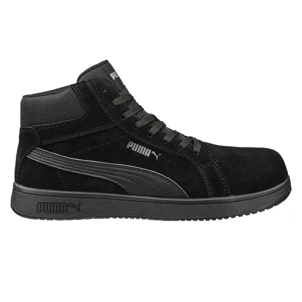 Safety Iconic 5 Inch Electrical Composite Toe Work Mens Black 630305 10 by Puma