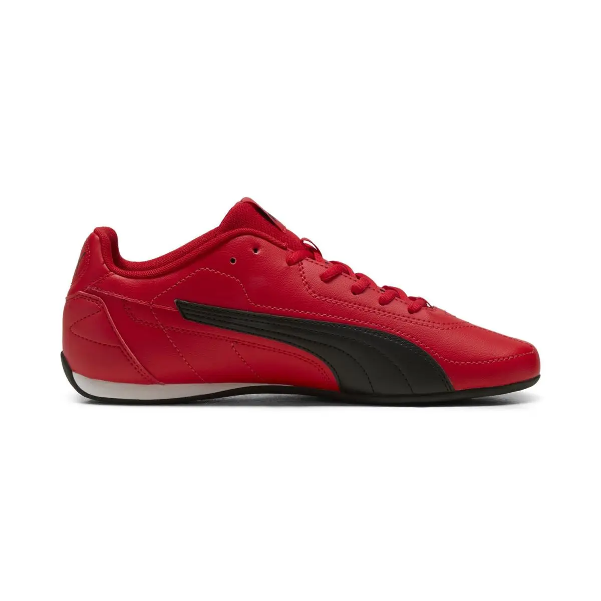 Catch 40267903 Mens Red Leather Lace Up Lifestyle Sneakers Shoes by Puma