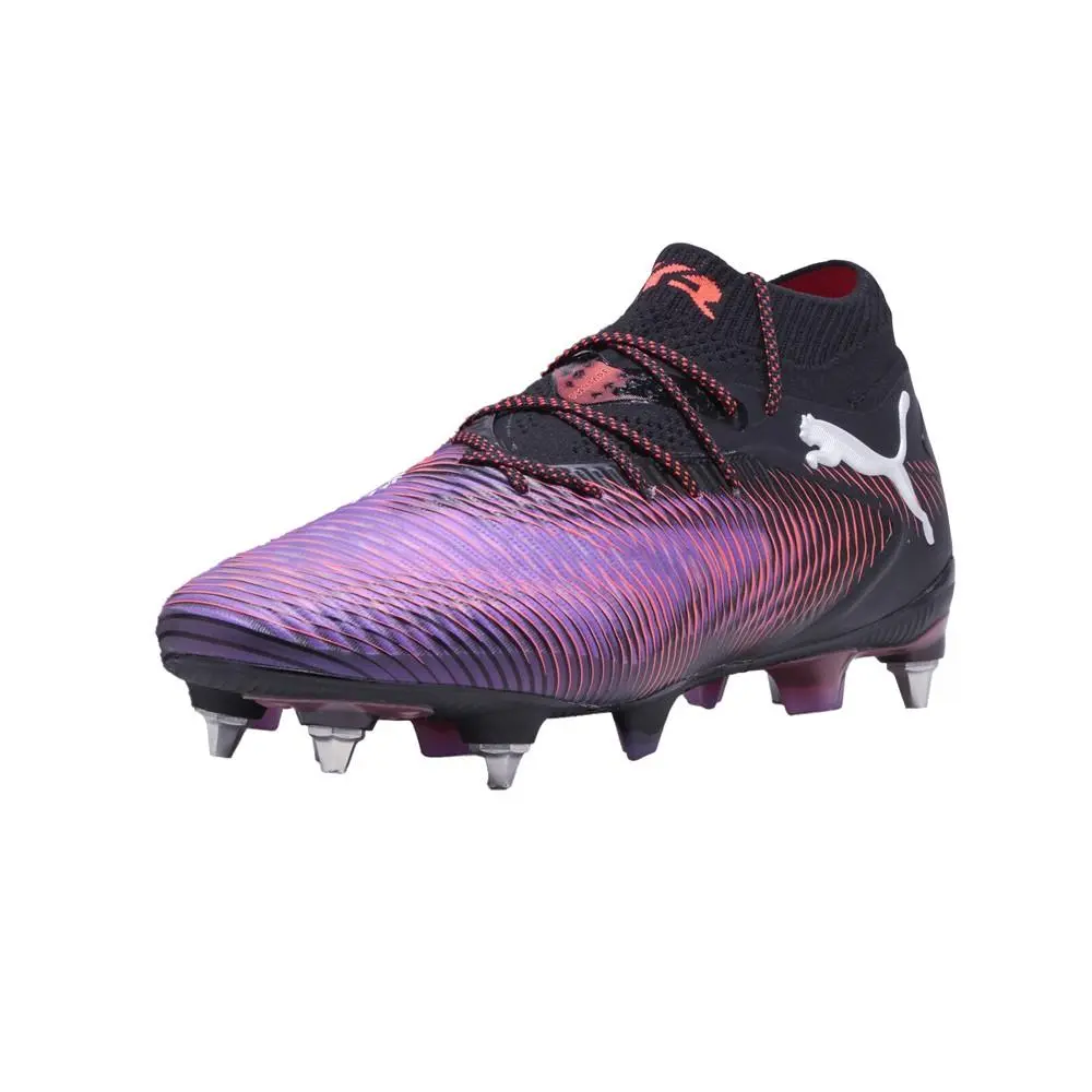 Puma shoes - PUMA Future 8 Ultimate MixedSoft Ground Soccer Cleats - 10818801 - Black, Purple 6