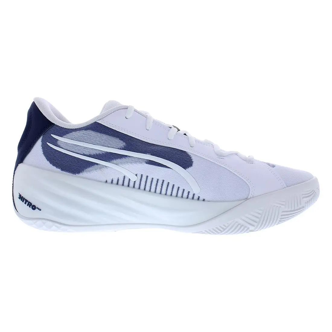 Puma shoes - White/Navy/Lime Squeeze, Main: White 1