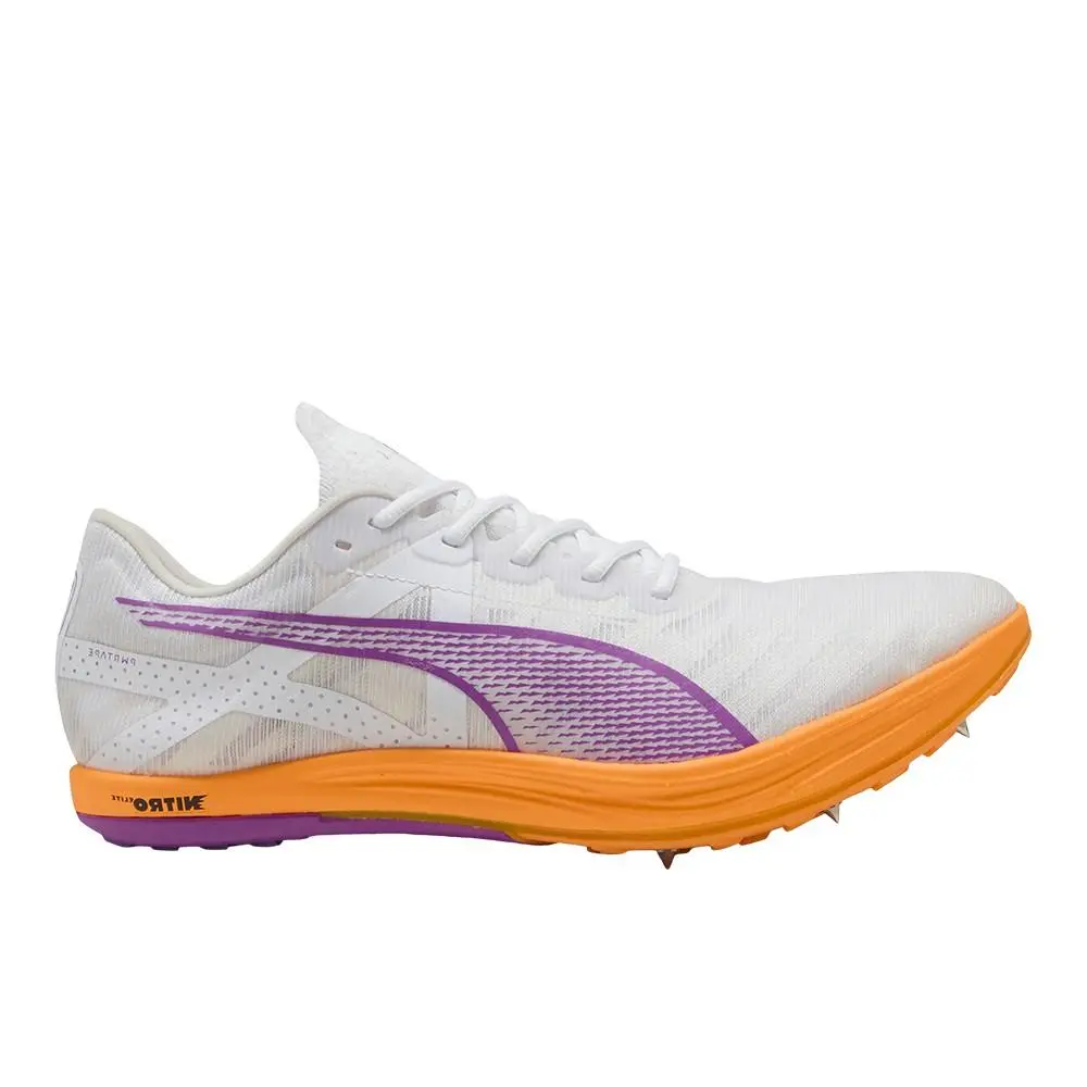 Crossfox Nitro Elite Track and Field Running Mens White Sneakers Athletic by Puma