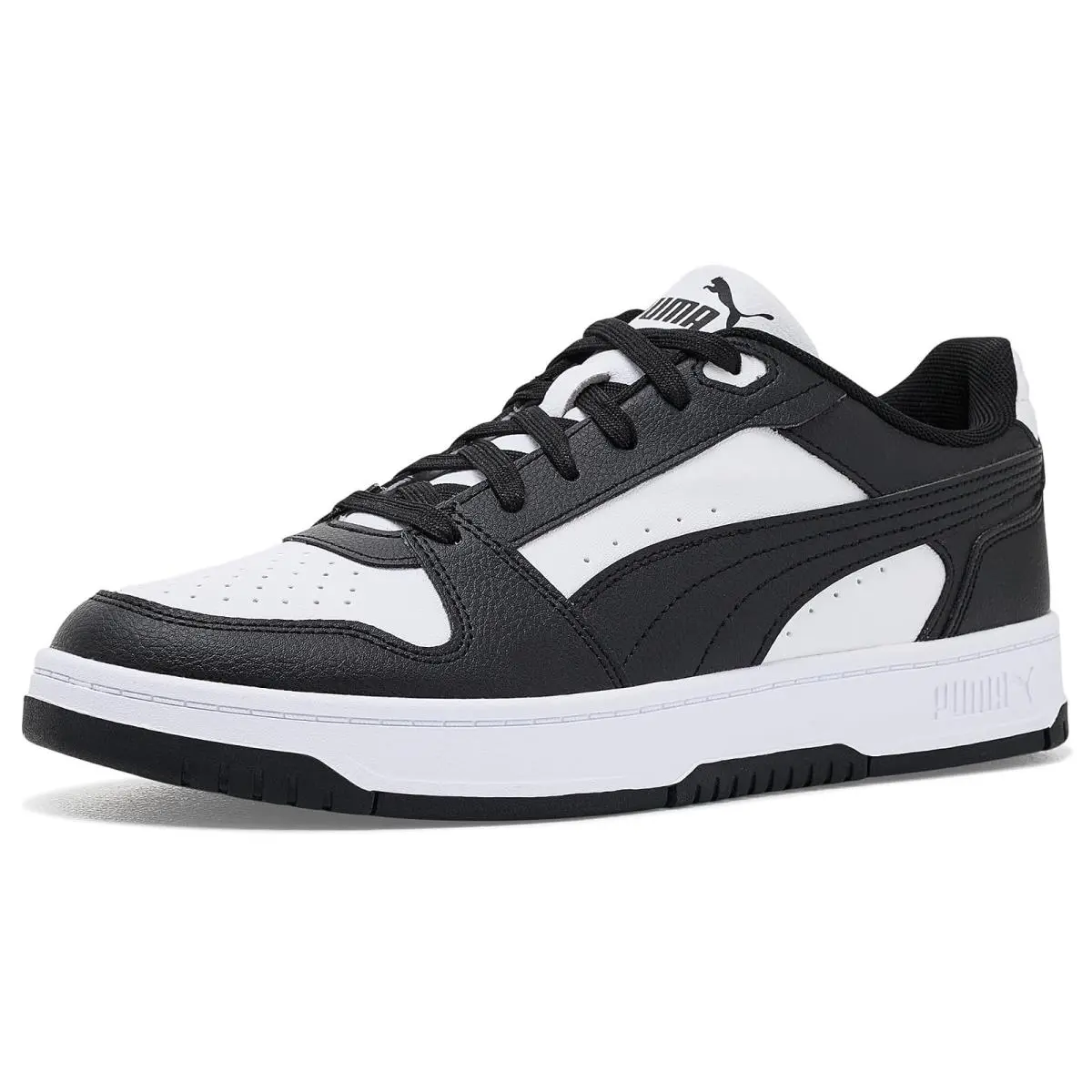 Man`s Sneakers Athletic Shoes  Rebound Slam Lo Shoes  Black/ White by Puma