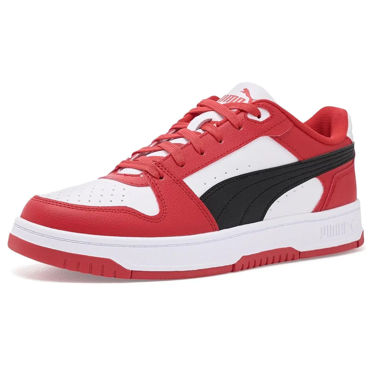 Man`s Sneakers Athletic Shoes  Rebound Slam Lo Shoes  Red/ Black/ White by Puma