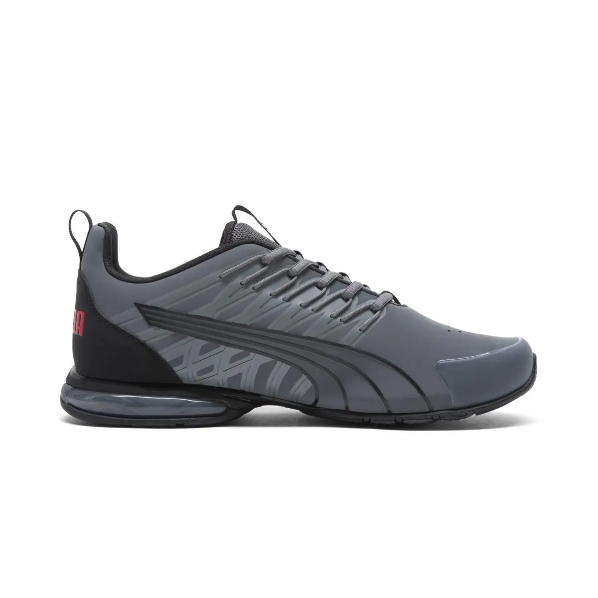 Puma Voltaic Evo Nubuck 31171601 Mens Gray Nubuck Athletic Running Shoes