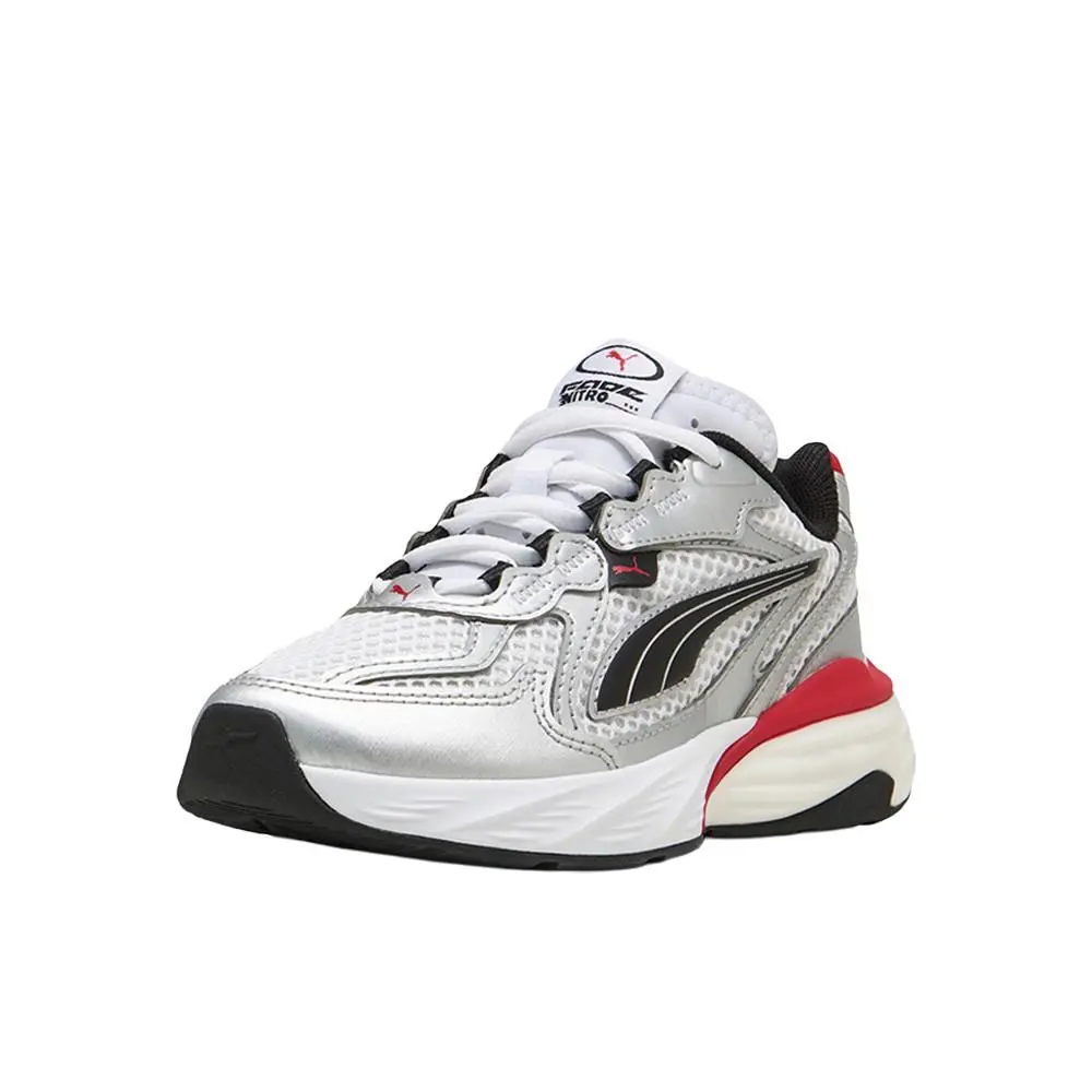 Puma shoes - PUMA Fade Nitro Lace Up  Youth - 40688807 - White 8