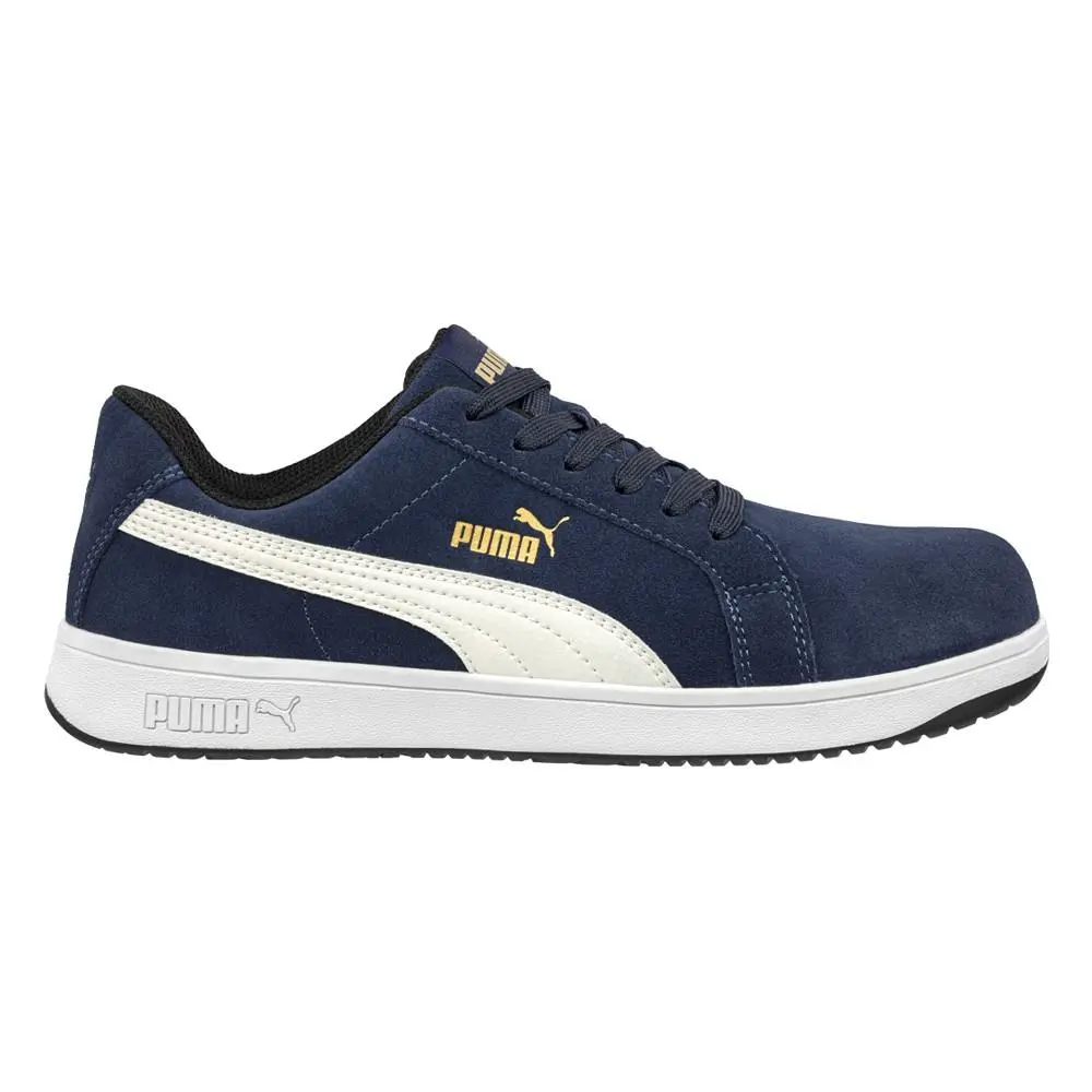 Puma Safety Iconic Low Electrical Composite Toe Work Mens Blue 640025 - Blue