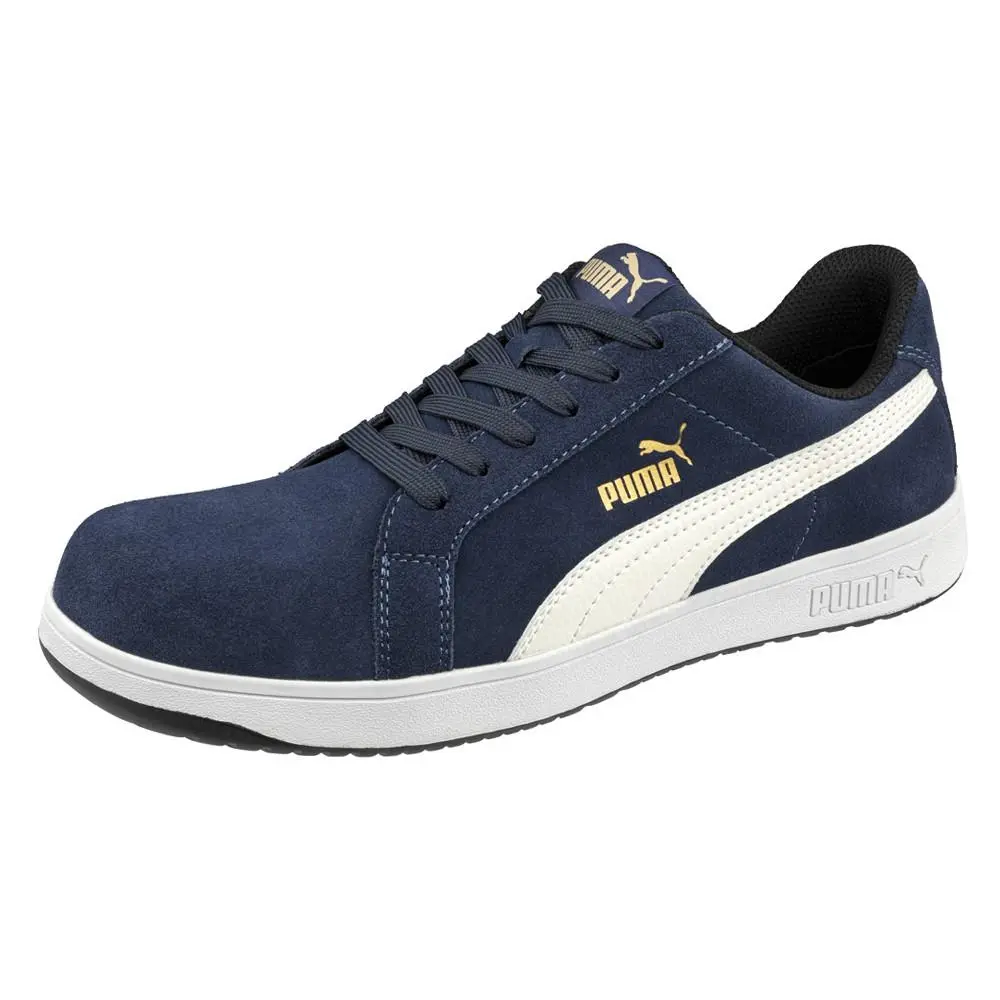 Puma shoes - PUMA Safety Iconic Low Electrical Composite Toe Work - 640025 - Blue 0