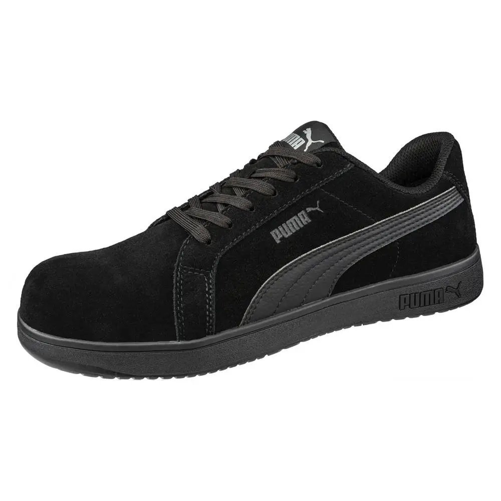 Puma shoes - PUMA Safety Iconic Low Electrical Composite Toe Work - 640305 - Black 0
