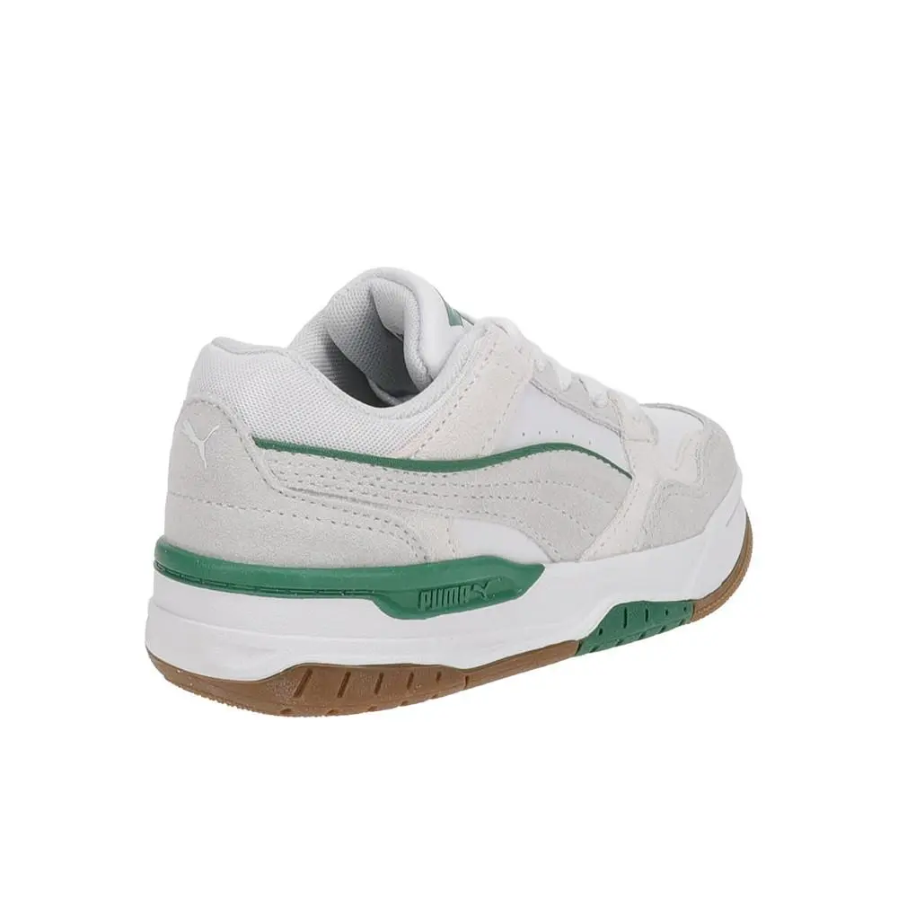 Puma shoes - PUMA Rebound Retro Suede Lace Up  Youth - 40327404 - White 12