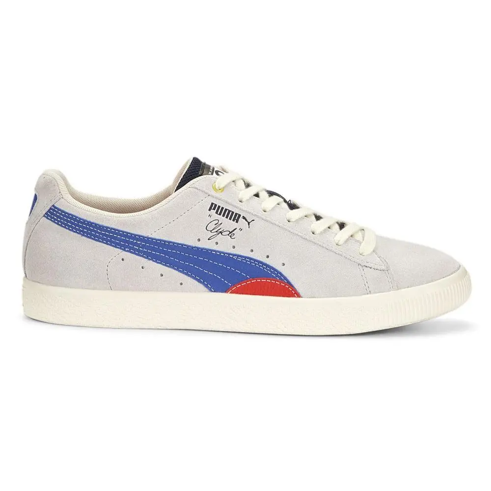 Puma Clyde Tm Lace Up Mens Grey Sneakers Casual Shoes 39214001